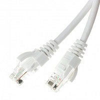 Patch cable UTP cat. 6, 10.0 m, white