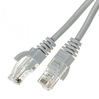 Patch cable UTP cat. 5e, 25.0 m, grey
