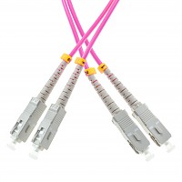 Patchcord SC/UPC-SC/UPC, MM, 50/125 duplex, OM4 fiber, 15 m