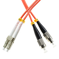 Patchcord LC/UPC-FC/UPC, MM, 50/125 duplex, OM2 fiber, 3 m