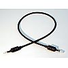 Optical cable, 3.5 mini male, O.D. 4 mm, black - 0.5 m