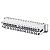 10 pairs LSA connection module, number 0-9, grey