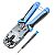 Hanlong HT-2008A, Modular crimping tool 4p+6p+8p
