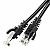 Patch cable UTP cat. 5e,  1.0 m, black, LSOH
