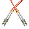 Patchcord LC/UPC-LC/UPC, MM, 50/125 duplex, OM2 fiber, 0.5 m