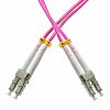 Patchcord LC/UPC-LC/UPC, MM, 50/125 duplex, OM4 fiber, 0,5 m