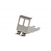 Frame for keystone jack 2 Port, DIN rail mounted
