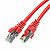 Patch cable S/FTP cat. 6A,  10.0 m, red