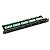 50 port UTP patch panel, cat. 3, 1U, 19", Krone type 8p4c connectors