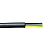Telephone flat cable, 4 wires, 4C, 12/7, black, 300 m/R