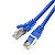 Patch cable S/FTP cat. 6A,  0.5 m, blue