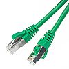 Patch cable S/FTP cat. 6A,  0.5 m, green