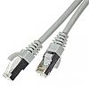 Patch cable S/FTP (PiMF) cat. 6A,  1.5 m, grey, LSOH