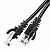 Patch cable UTP cat. 5e,  7.0 m, black LSOH