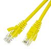 Patch cable UTP cat. 5e,  1.0 m, yellow, LSOH