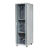 Floor-standing 19" cabinet, 42U, glass door, 2000 x 600 x 800 mm