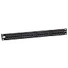 24 port UTP patch panel, cat. 5e, 1U, 19", IDC 110