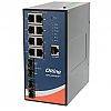 Managed switch, 8x 10/1000 RJ-45 PoE + 2x100/2,5G SFP + 2x1G/10G SFP, O/Open-Ring <30ms (ORing IGPS-9822DGP+)