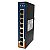 IES-1080A, Industrial Slim Type Unmanaged Ethernet Switch, DIN, 8x 10/100 RJ-45, slim housing