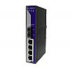 IES-1041FX-SS-SC, Industrial Slim Type 5-port Unmanaged Ethernet Switch, DIN, 4x 10/100 RJ-45 + 1x 100 SM SC, slim housing