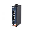 Unmanaged switch, 4x 100/1G/2.5G RJ-45 PoE + 2x1000/10G SFP+ (ORing IDGPS-C1042GP+-BT)