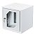 6U rack cabinet, rack 10", wall-mounted, glass door, 322 x 322 x 300mm