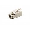 Cable boot w/ear, o.d. 8.0 mm, grey