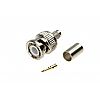 BNC male connector, crimp type, H155