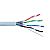 Cable U/FTP  Wave Cables, cat.6A, grey, LSOH, 4x2x23 AWG, Cu, 305 m, solid