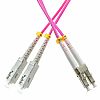 Patchcord SC/UPC-LC/UPC, MM, 50/125 duplex, OM4 fiber, 3 m