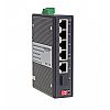Unmanaged industrial switch, 4x 100/1000 RJ-45 PoE, 1x 100/1000 RJ-45, 1x 1000 SFP (Wave Industrial WO-IS-M1GF5GT-4POE)