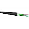 Outdoor fiber optic cable, 12x9/125, G657A1 fiber, PE