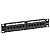 Patch panel, 12-port, UTP, cat. 5e, 1U, 10", IDC