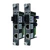 RMC-121FB-SS, Industrial Rack mount card type Ethernet to fiber media converter, 2x 10/100TX (RJ-45) + 1x 100FX (SM SC)