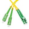 Patchcord SC/APC-LC/APC, SM, 9/125 duplex, G652D fiber, 1 m