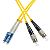 Fiber optic patch cord, LC/UPC-FC/UPC, SM, 9/125 duplex, G652D fiber, L=3m