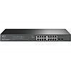 Smart switch,  16x 10/100/1000 RJ-45, 2x SFP, PoE+, 19" (TP-Link TL-SG2218P)