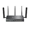 3000Mbps Wireless gigabit VPN Router Omada, 5x 10/100/1000 RJ-45, 1 SFP slots, desktop (TP-Link ER706W-4G)