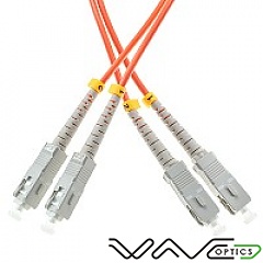 Patchcord SC/UPC-SC/UPC, MM, 50/125 duplex, OM2 fiber, 0.5 m