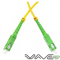 Patchcord SC/APC-SC/APC, SM, 9/125 simplex, G657A1 fiber, 0.5 m