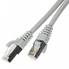 Patch cable FTP cat. 6,  0.25 m, grey LSOH