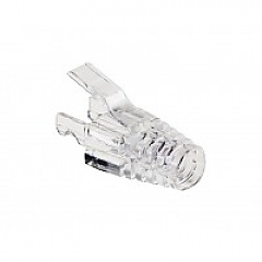 Cable boot w/inserts, transparent, cat.6