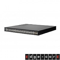 Managed switch, 48x 10/100/1000 RJ-45 ports, 6x 25G SFP28 ports, 19" (Edge-core ECS4150-54T)