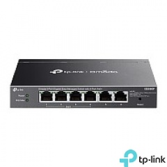 Smart switch,  6x 10/100/1000 RJ-45, PoE+, desktop (TP-Link ES206GP)