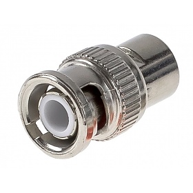 BNC male connector, clamp type, RG6