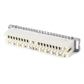 10 pairs disconnection module. Base: grey, Housing: white