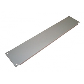 Blank panel, 19", 3U, gray