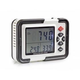 Humidity, temperature, carbon dioxide data logger
