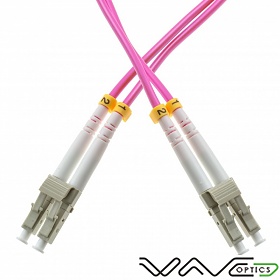 Patchcord LC/UPC-LC/UPC, MM, 50/125 duplex, OM4 fiber, 0,5 m