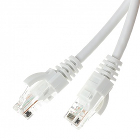 UTP Patch cable, cat.5e, 1m, white, LSOH
